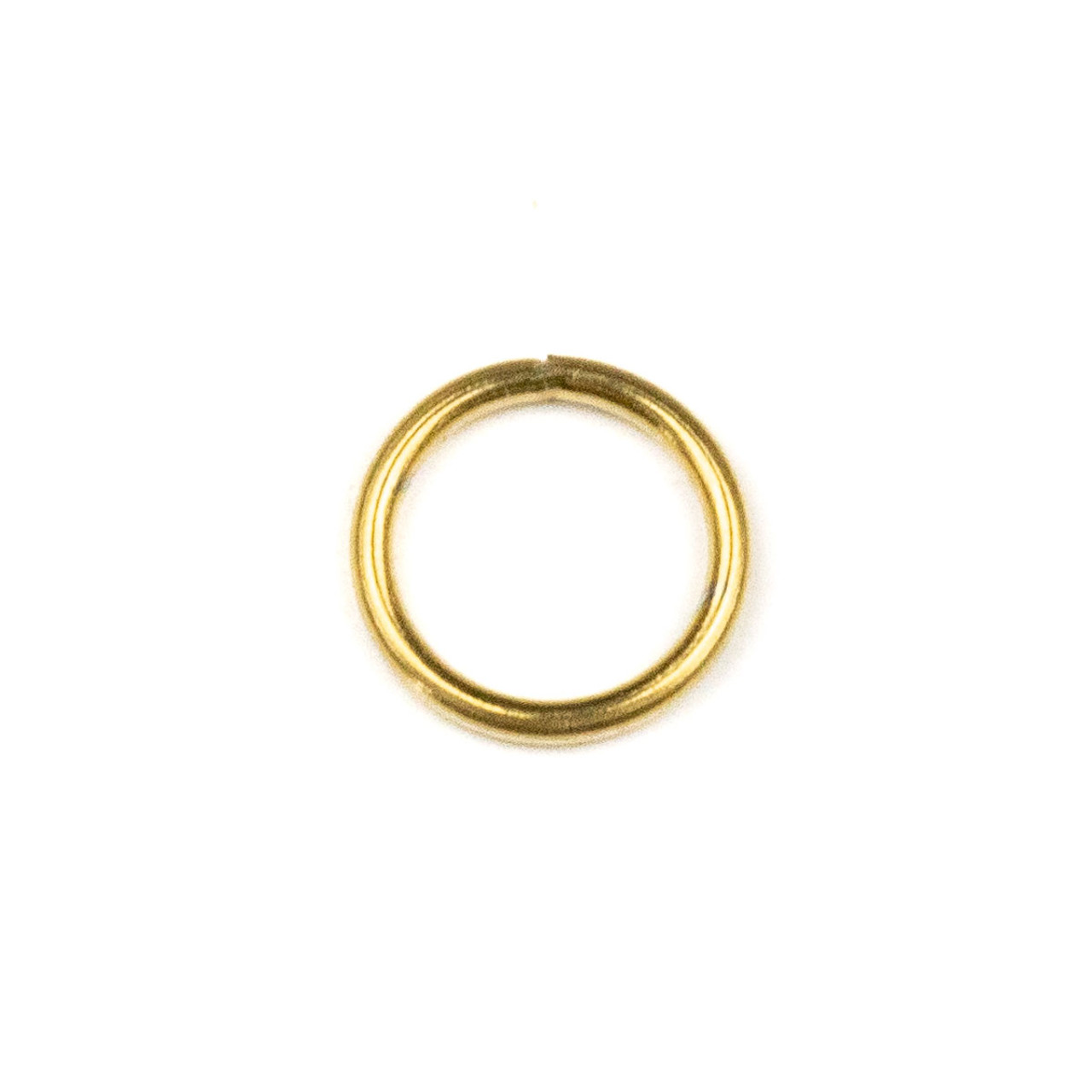 18k Gold Plated Stainless Steel 16 gauge 10mm Soldered Jump Rings - 100 per  bag